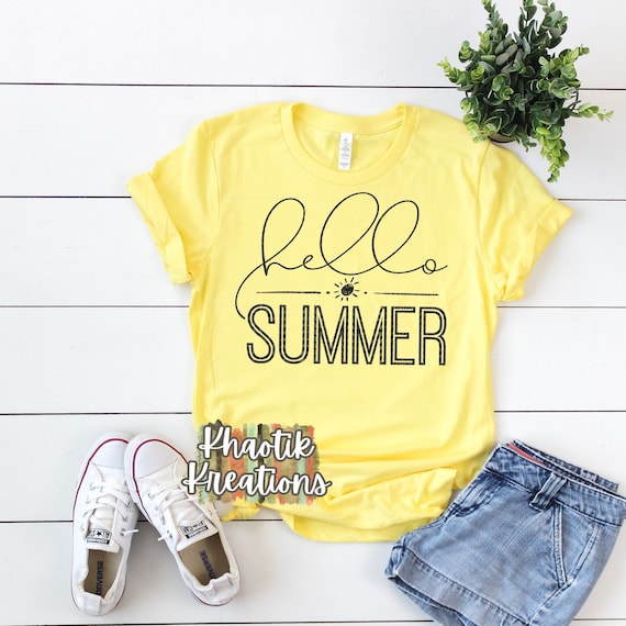 Summer Svg, Hello Summer Svg, Summer Quote Svg, Summer Saying Svg, Summer Svg Designs, Summer Cut Files, Cricut Cut Files, Silhouette Files