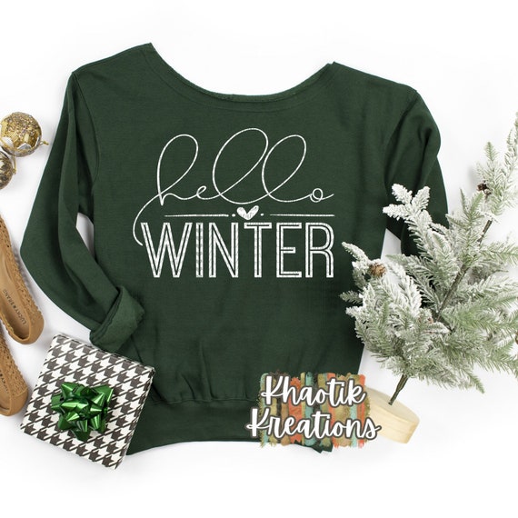 Download Winter Svg Hello Winter Svg Winter Quote Svg Winter Sayings Etsy