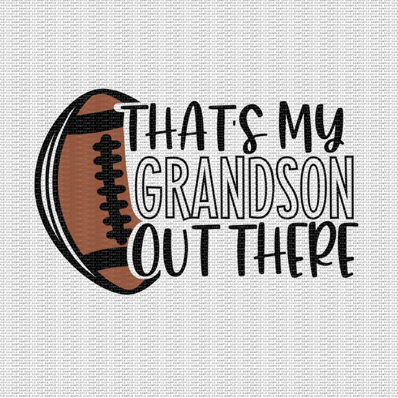 That's My Grandson Out There Svg That's My Grandson | Etsy