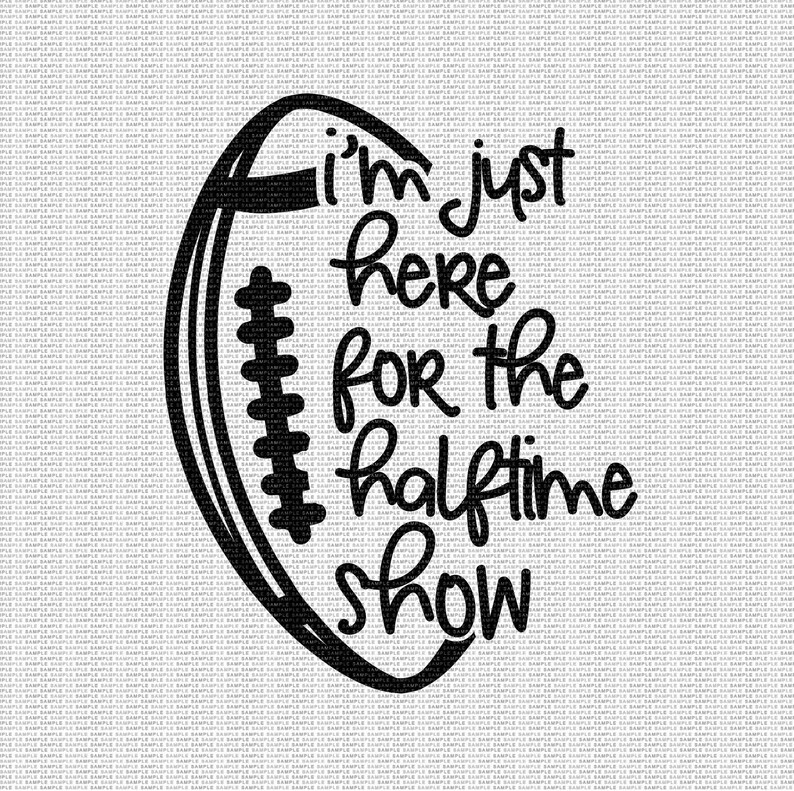 Color Guard Geschenk – Make-up-Tasche Mit „I’m Just Here For The Halftime Show“-Aufdruck