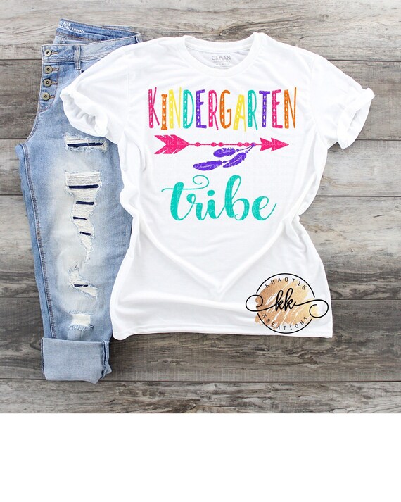 Kindergarten Tribe Svg Kindergarten Svg Back To School Svg Etsy