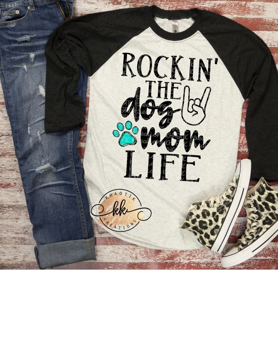Download Rockin The Dog Mom Life Svg Dog Mom Svg Dog Mama Svg Dog Love Etsy PSD Mockup Templates