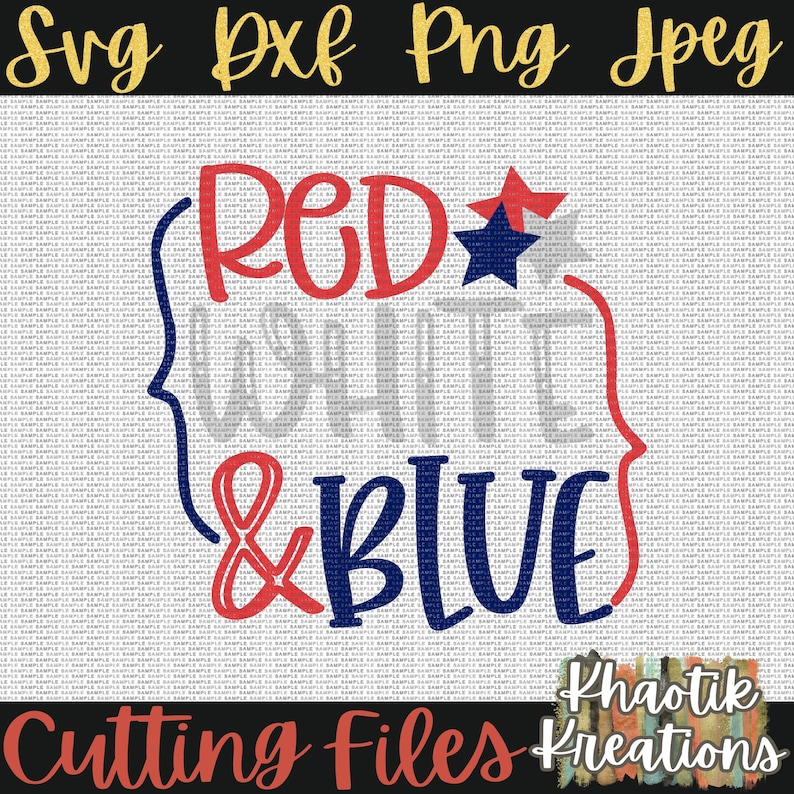 Red White & Blue Svg, 4th of July Svg, Independence Day Svg, USA Svg ...