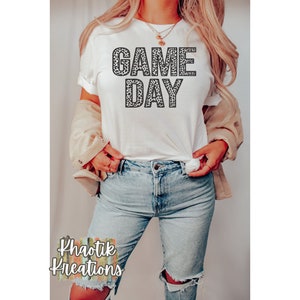 Game Day Svg, Game Day Leopard, Football Svg, Football Mom, Beisebol, Futebol, Voleibol, Baseball Mom, Softball, Esportes, Baseball Life,