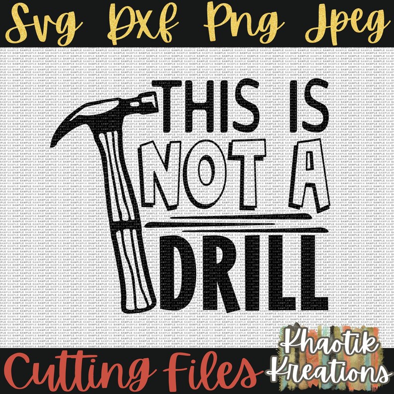 Download This is not a Drill Svg Dad Svg Fathers Day Svg Funny Dad ...