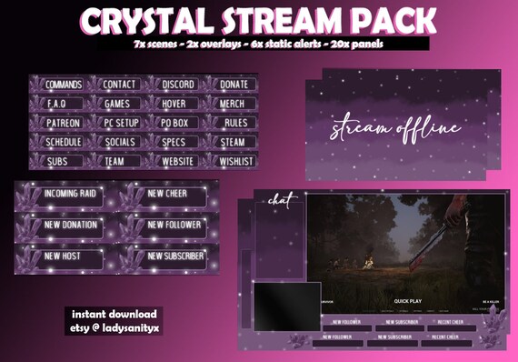 Animated Crystal Stream Bundle