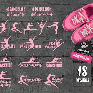 Dance Silhouettes SVG | DanceMom SVG | DanceMom Cut File Dance Svg Dance Silhouette Clipart | Dance People Svg | Dance Life SVG Cutting File