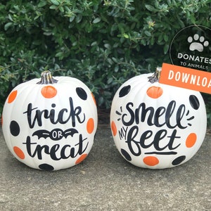 Trick or Treat SVG Bundle | Trick or Treat Clipart | Halloween Svg Clip Art | Instant Download Cricut Svg File Silhouette Cutting File Dxf