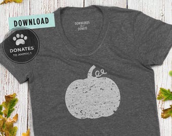 Grunge Pumpkin SVG | Distressed Fall Pumpkin Svg • Jpg • Eps • Dxf • Png Digital Cut File Clipart Autumn Thanksgiving Commercial Use