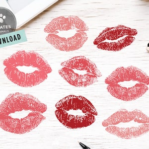 Lips SVG | Fashion Lips SVG | Lips Cut File | Mouth SVG | Lips Clipart Commercial Use Files for Cricut Silhouette Cutting File