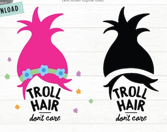 trolls hair template trolls svg etsy trolls hair template trolls svg etsy