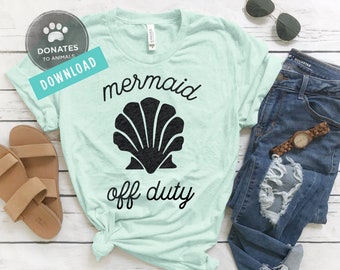 Download Mermaid Off Duty Svg Etsy