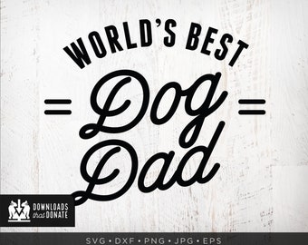 Dog Dad Svg Etsy