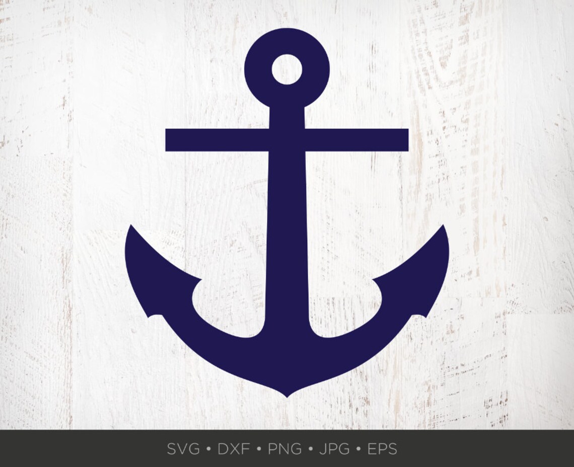 Anchor SVG Anchor Clip Art Anchor PNG Nautical Clip Art - Etsy