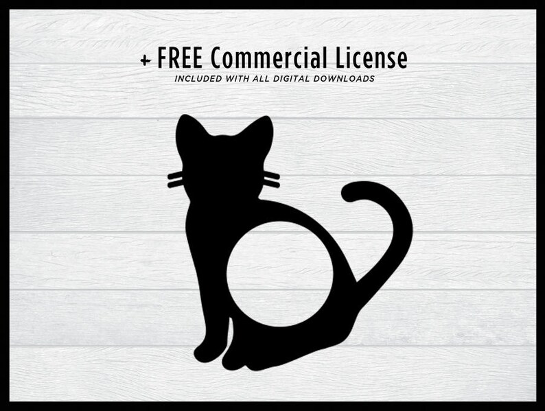 Download Cute Cat Monogram Svg Halloween Monogram Frame Black Cat Circle Monogram Round Monogram Kitty Svg Dxf Jpg Eps Png File For Cricut Silhouette Clip Art Art Collectibles
