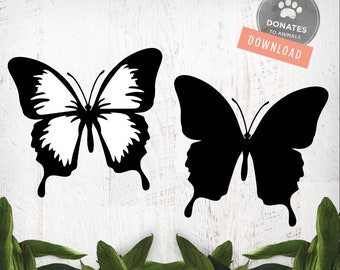Butterfly SVG Bundle | Butterfly Clip Art | Butterfly Clipart Butterflies Svg Layered File Dxf Cut File for Cricut Svg Instant Download Jpg