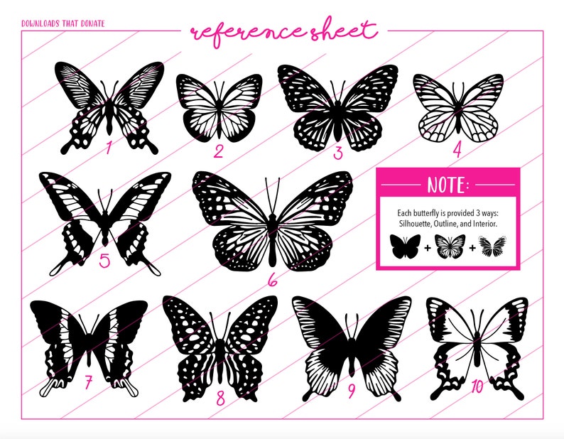 Download 10 Layered Butterflies SVG Bundle Butterfly SVG Bundle | Etsy