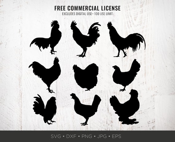 Download 18 Chicken Svg Bundle Farm Svg Kitchen Svg Rooster Svg Etsy
