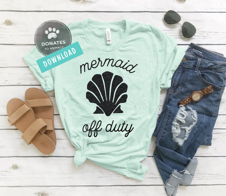 Download Mermaid Off Duty SVG Mermaid SVG Beach SVG Funny Mermaid ...