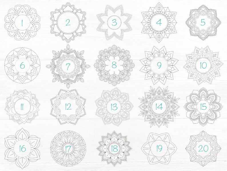 Download Mandala Svg Bundle Split Mandala Half 20 SVG File