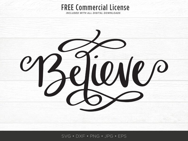 Believe Svg Christmas Clipart Christmas Svg Believe Etsy