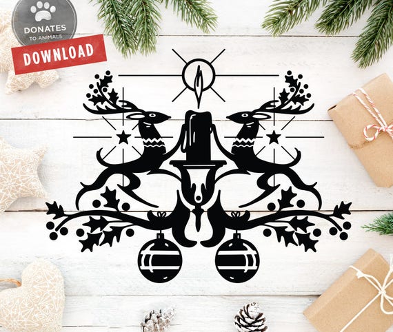 Download Free Retro Christmas Svg Retro Holiday Cut File Vintage Etsy SVG DXF Cut File