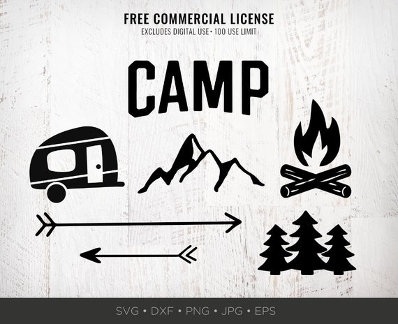 Download Free 7 Icons Camping Svg Bundle Camp Svg Bundle Camper Svg Pack Etsy SVG Cut Files