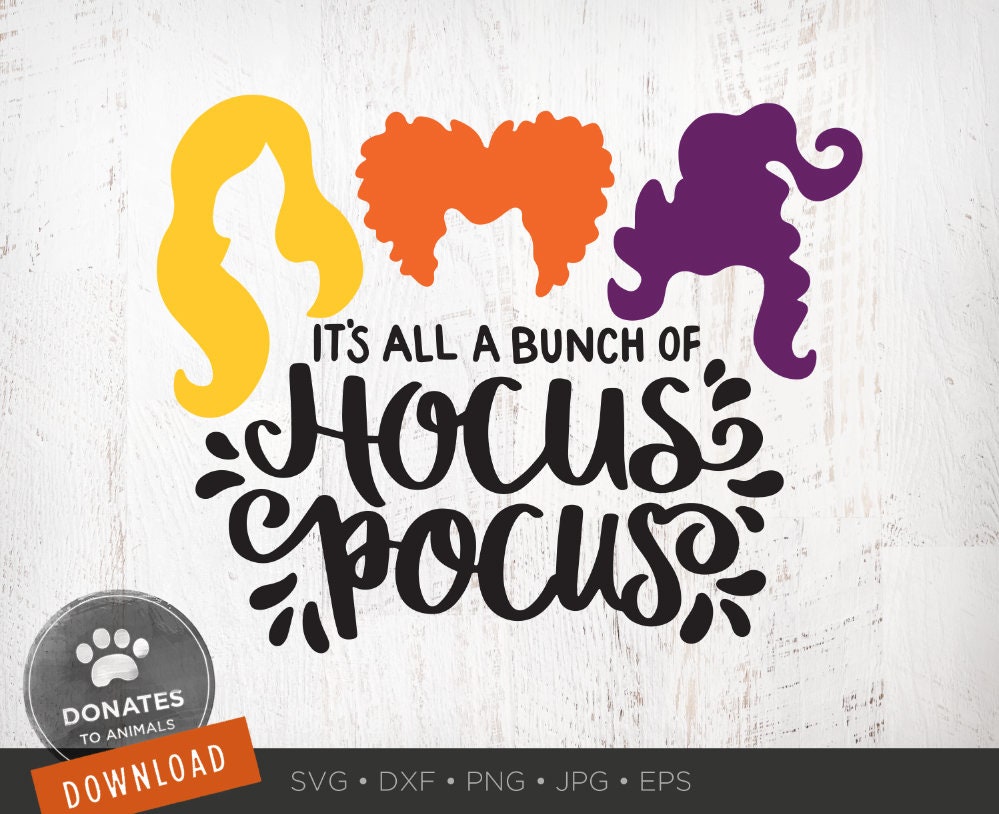 Download Hocus Pocus SVG Sanderson Sisters SVG Witches Hair Cute | Etsy
