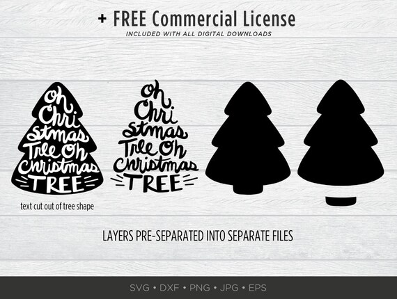 Download Oh Christmas Tree Svg Bundle Christmas Saying Svg Etsy