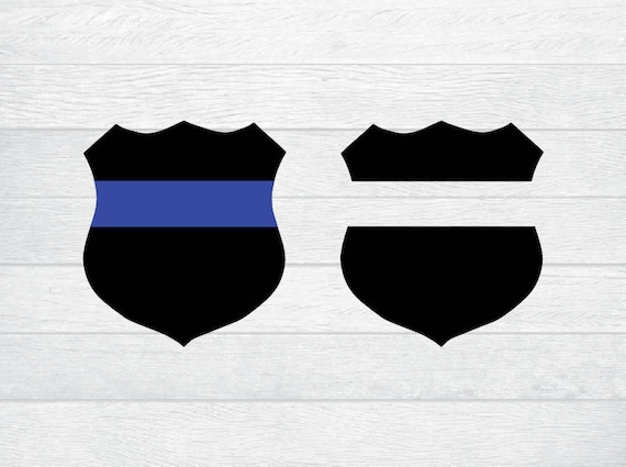 Blue Lives Matter SVG Police Badge SVG Officer Thin Blue Line SVG Cut File for Cricut Jpg \u2022 Eps \u2022 Dxf \u2022 Png Digital File Silhouette