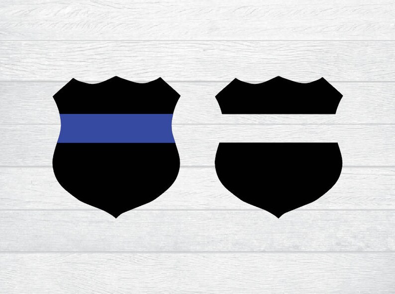Blue Lives Matter SVG Police Badge SVG Officer Thin Blue Line SVG Cut File for Cricut Jpg \u2022 Eps \u2022 Dxf \u2022 Png Digital File Silhouette