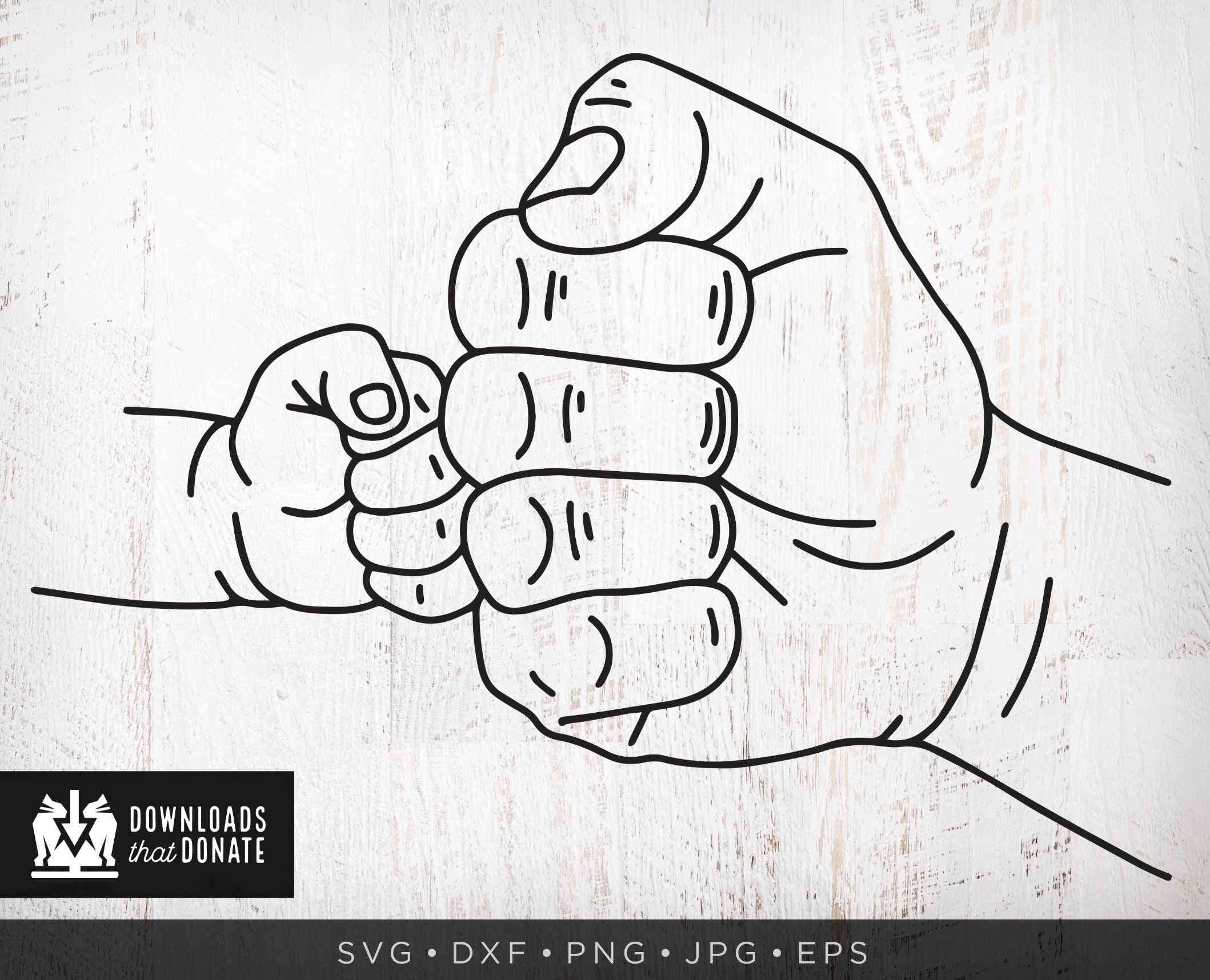 Fist Bump SVG Bundle New Dad SVG Father's Day SVG - Etsy