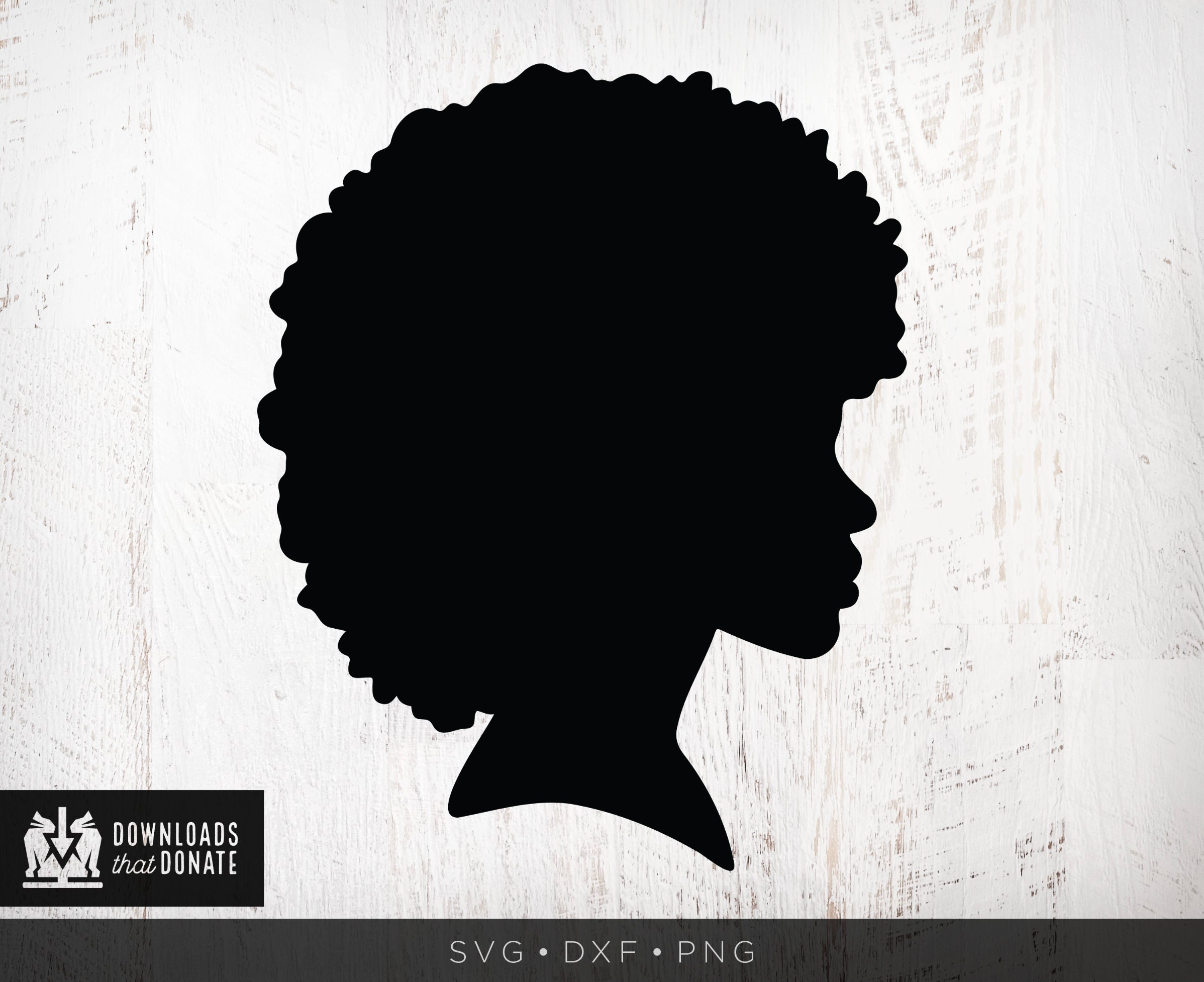 Black Woman SVG Bundle, Afro Woman Silhouette Svg Files, African ...