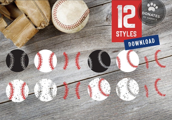 Baseball SVG Bundle Softball SVG Bundle Distressed Baseball SVG Stitches Svg Baseball Clipart Baseball Clip Art Softball Stitches Svg Png