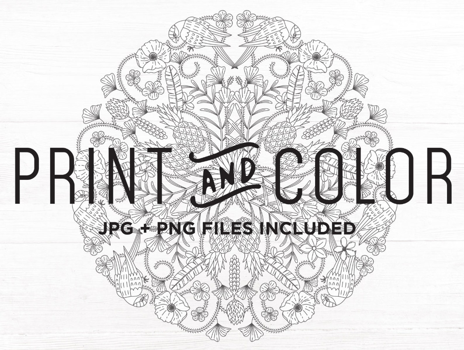 Adult Coloring Pages Download Adult Coloring Page Printable - Etsy
