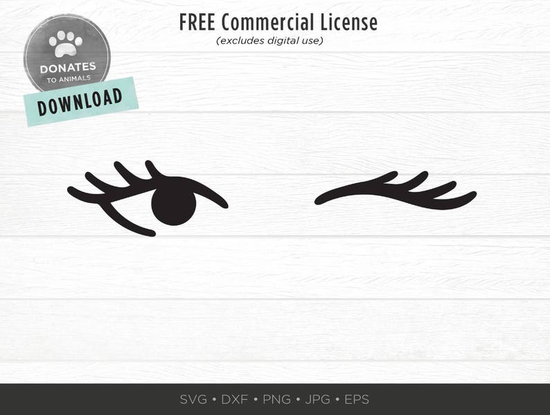 Download Winking Eyes SVG Winking Eye Cut File Cuttable Winking SVG ...