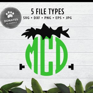 Frankenstein Monogram SVG | Monster Monogram Frame SVG Cut File | Frankenstein SVG Monster Svg Halloween Monogram Svg Files for Cricut Dxf