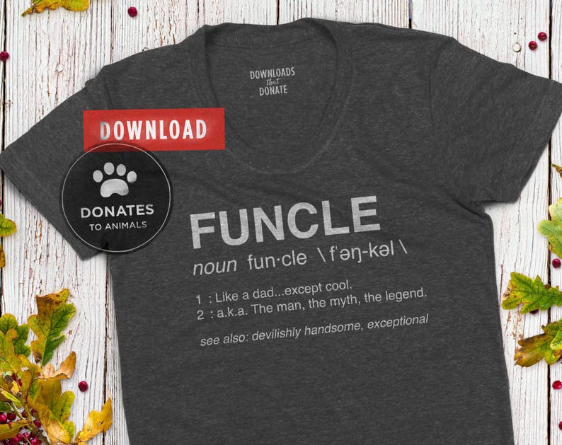 Funcle SVG Funny Uncle SVG Uncle Definition SVG Funkle | Etsy