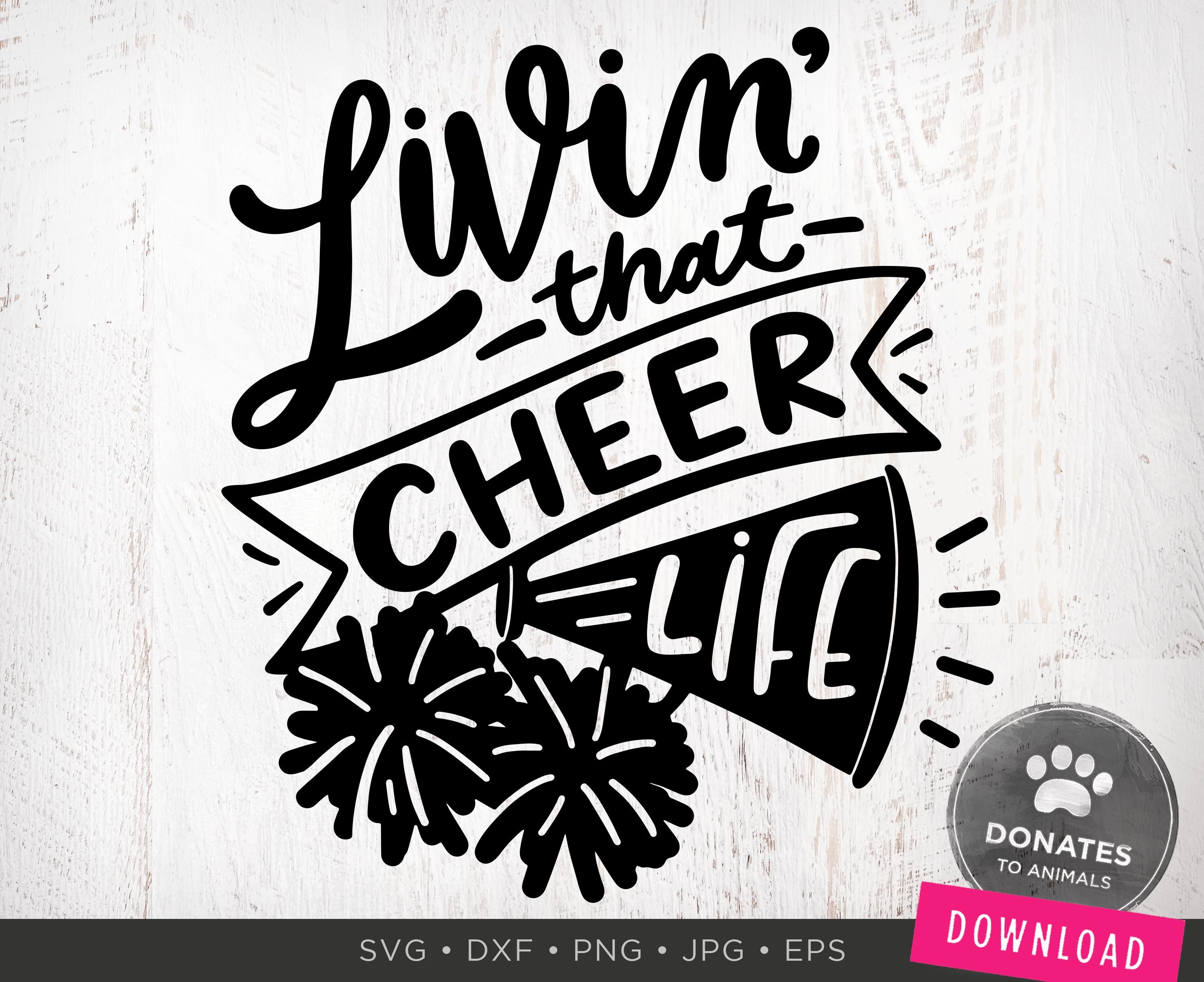 Download Cheer Life SVG Cheerlife SVG Cheerleading Svg | Etsy