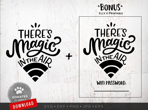 Funny Wifi SVG / Funny Christmas Svg / Wifi Password Printable.