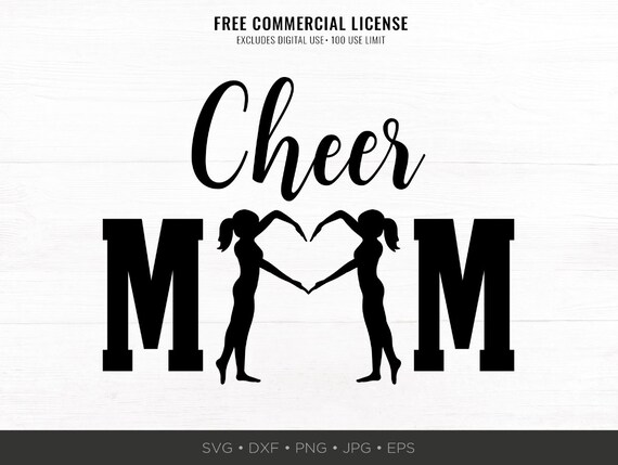 Cheer SVG Cheer Mom SVG Cut File CheerMom SVG Cheer | Etsy