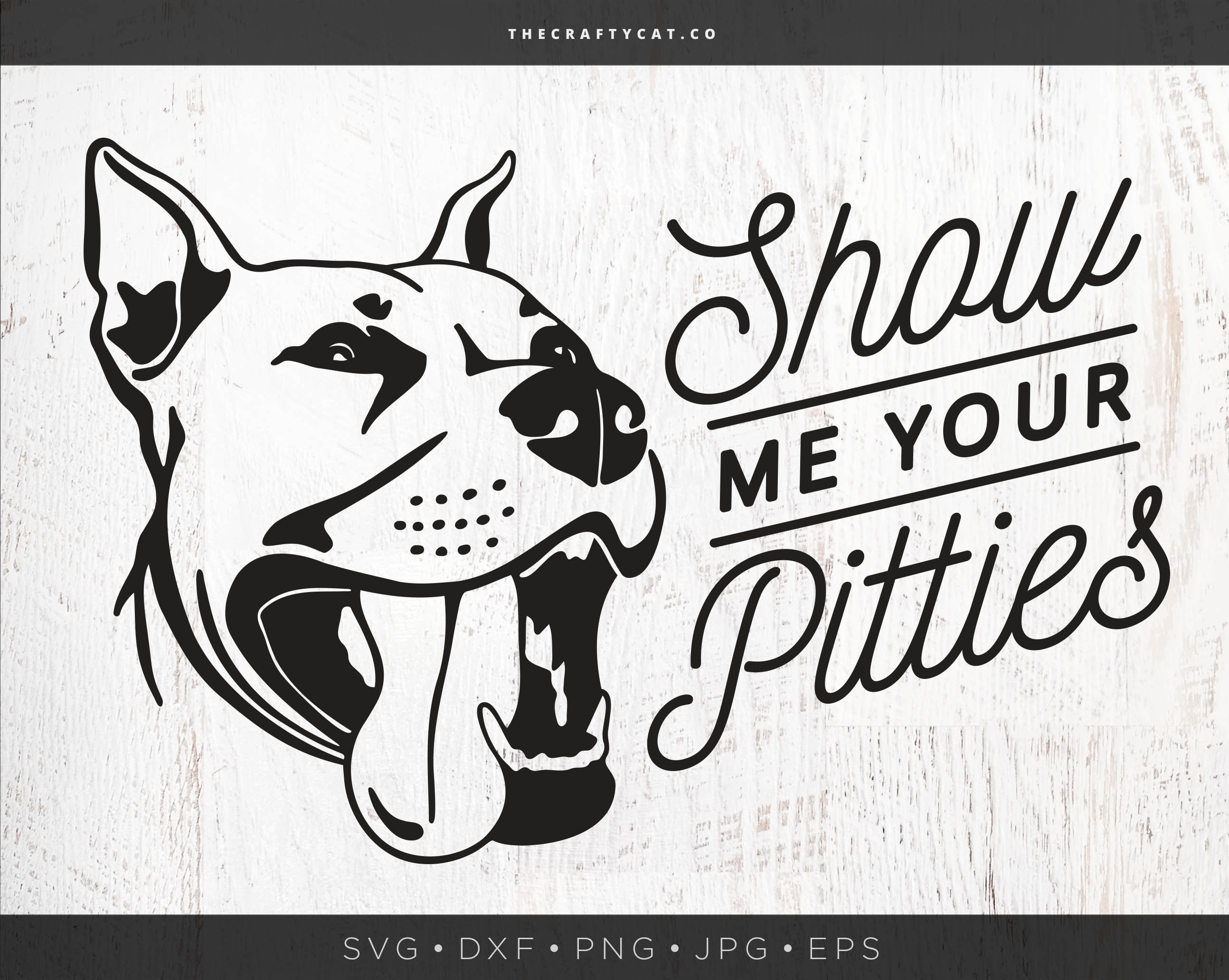 Show Me Your Pitties SVG File for Cricut Funny Dog Svg Pit | Etsy