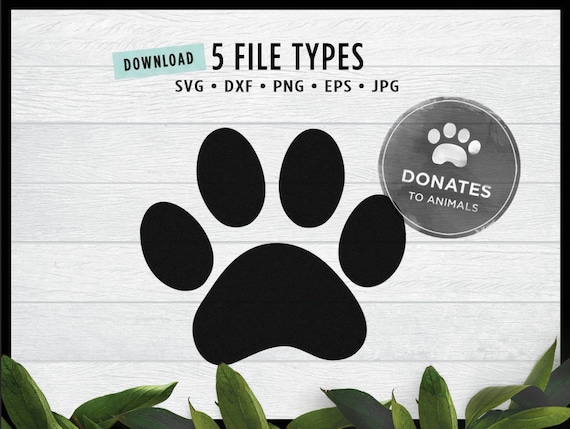 Download Paw Print Svg Paw Svg Dog Paw Svg Cat Paw Svg Pet Svg Etsy SVG, PNG, EPS, DXF File