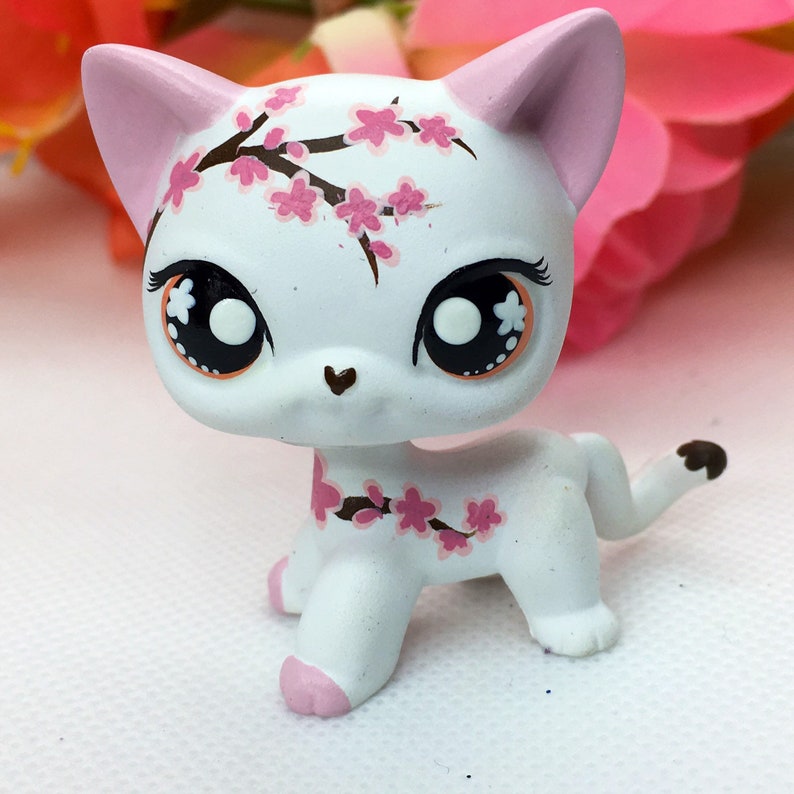 Littlest Pet Shop LPS Cute Short Hair KITTY Cat Ooak Etsy