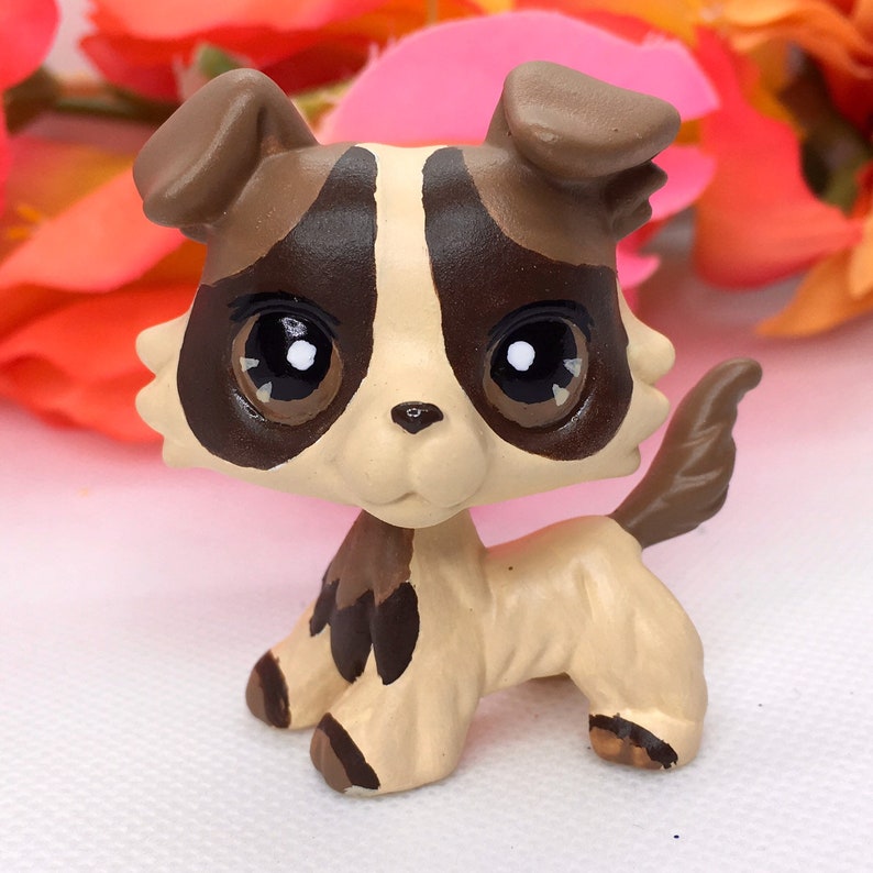 Littlest Pet Shop Cute Charming COLLIE DOG Ooak Custom Etsy