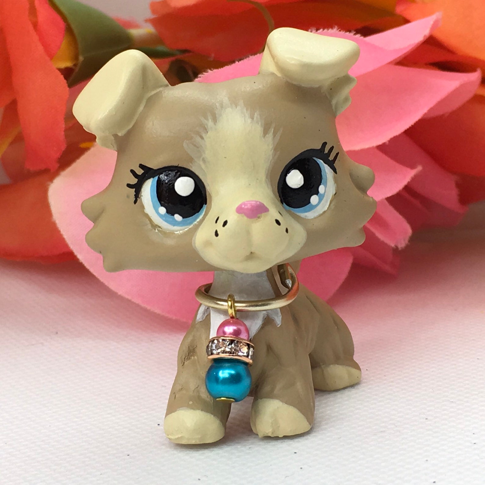 Littlest Pet Shop Cute Charming COLLIE DOG Ooak Custom Nice Etsy