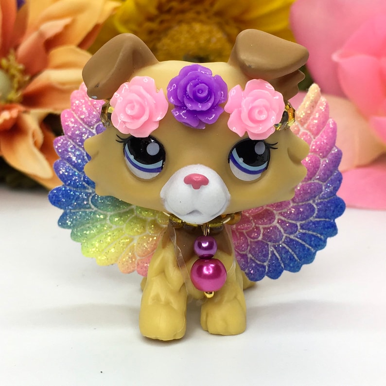 Littlest Pet Shop Cute Charming COLLIE DOG Ooak Custom With Etsy