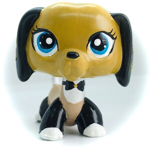 Littlest Pet Shop Cute Dachshund With Wings Dog Ooak Custom