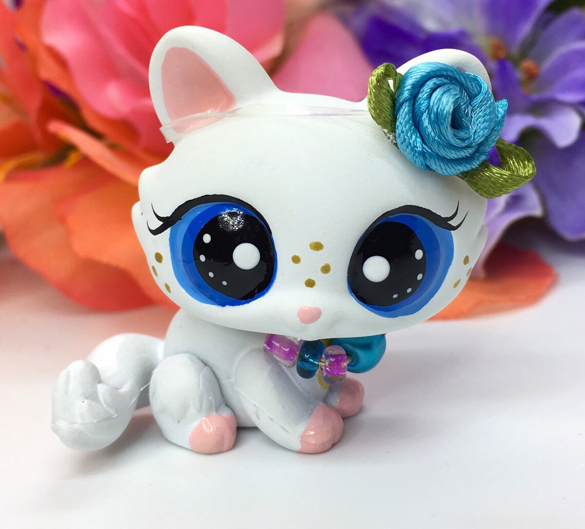 Littlest Pet Shop Cute LPS Crouching KITTY Cat Ooak Custom Etsy