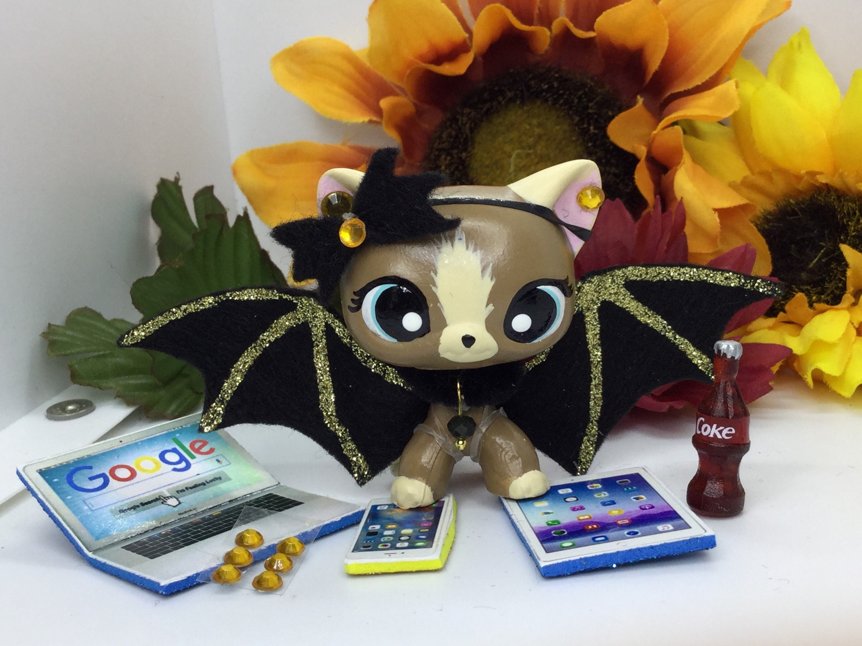 Littlest pet shop custom galaxy wings &amp; accessories lps PET | Etsy